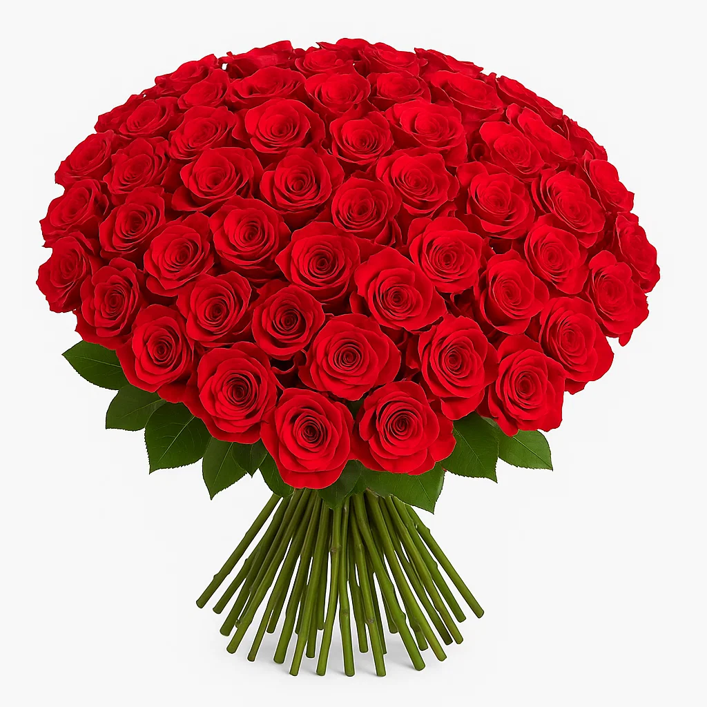 Bukiet 100 róż – spektakularny gest pełen emocji
